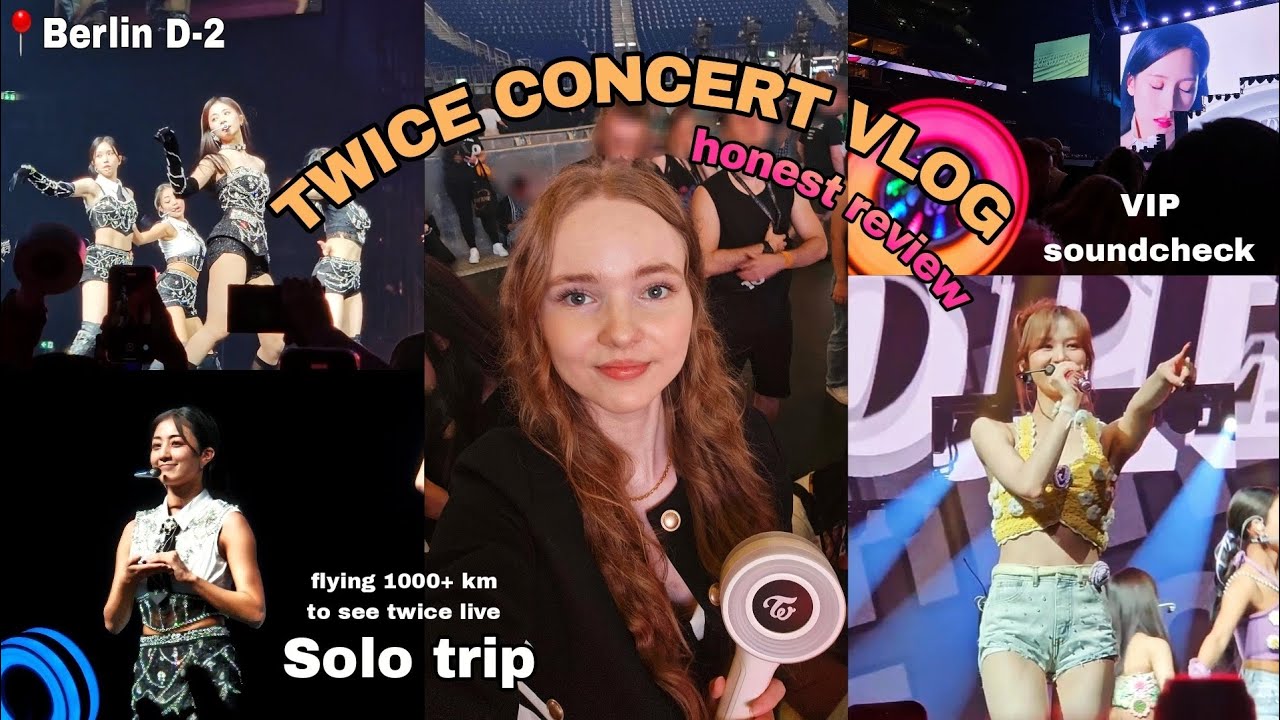 TWICE CONCERT VLOG✨️| Solo trip to RTB in Berlin D-2 | VIP soundcheck, numbering mess and more