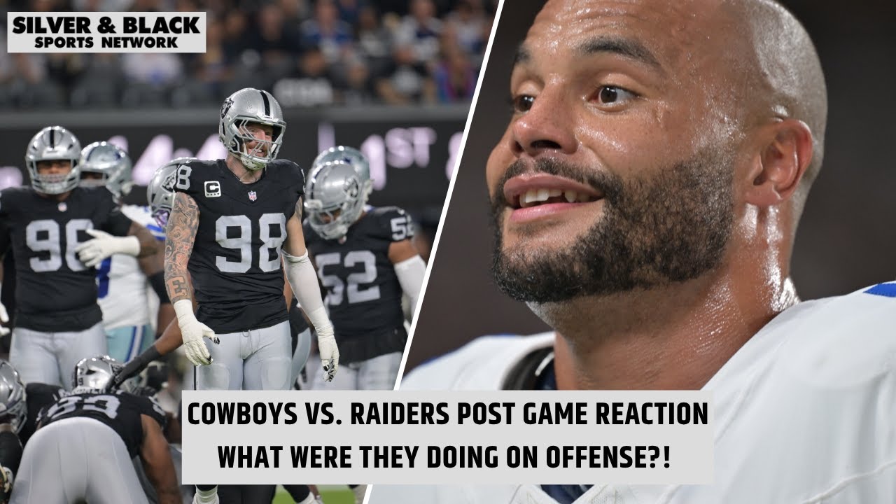 Raiders vs Cowboys Postgame Reaction | Confusing Offense, O-Line Shuffle & What’s Next