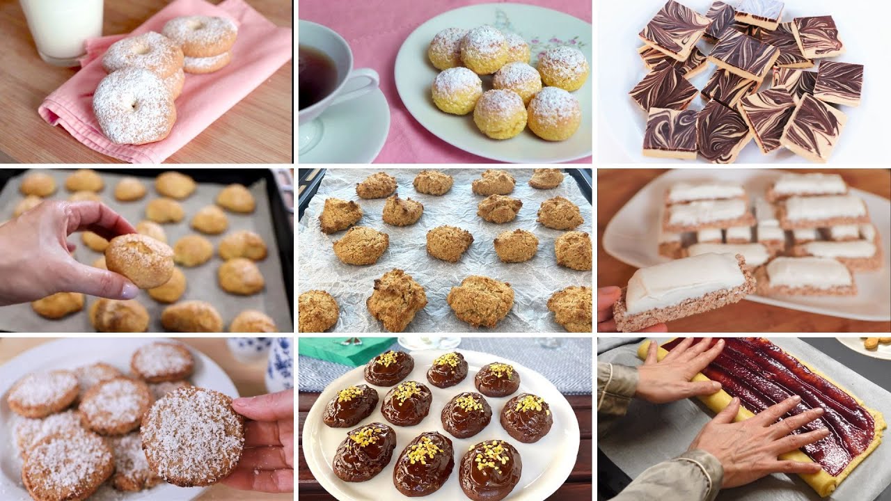 10 ВИДОВ РЕЦЕПТОВ ПЕЧЕНЬЯ 🥰 Быстрые и простые виды печенья