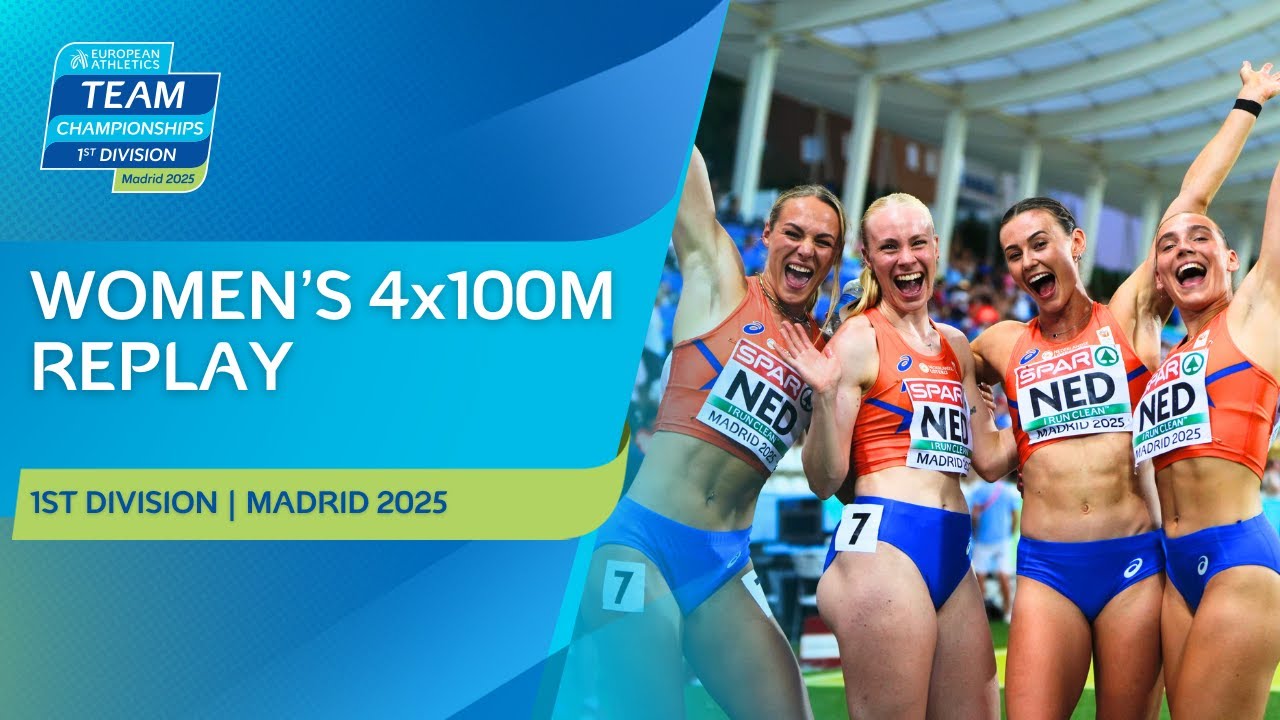 Dutch DELIGHT! 🇳🇱🍊 Women's 4x100m replay | Madrid 2025