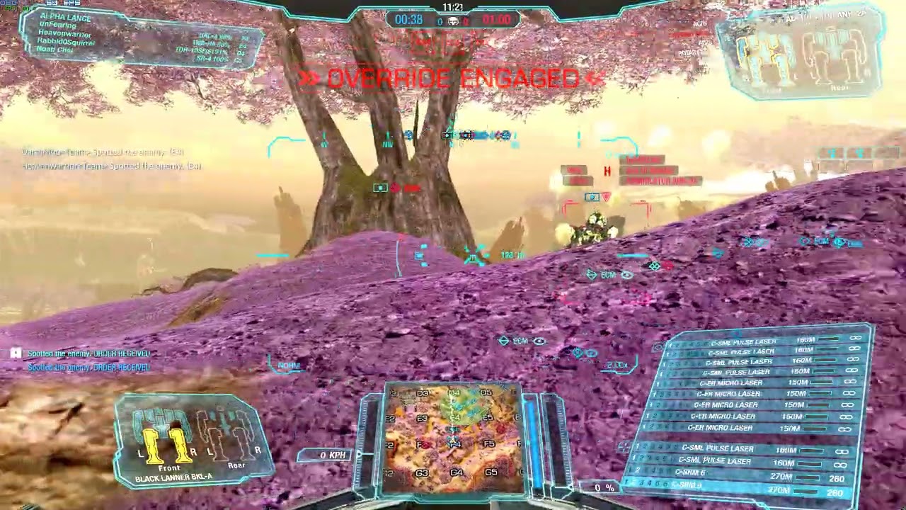 MWO - Black Lanner v the world