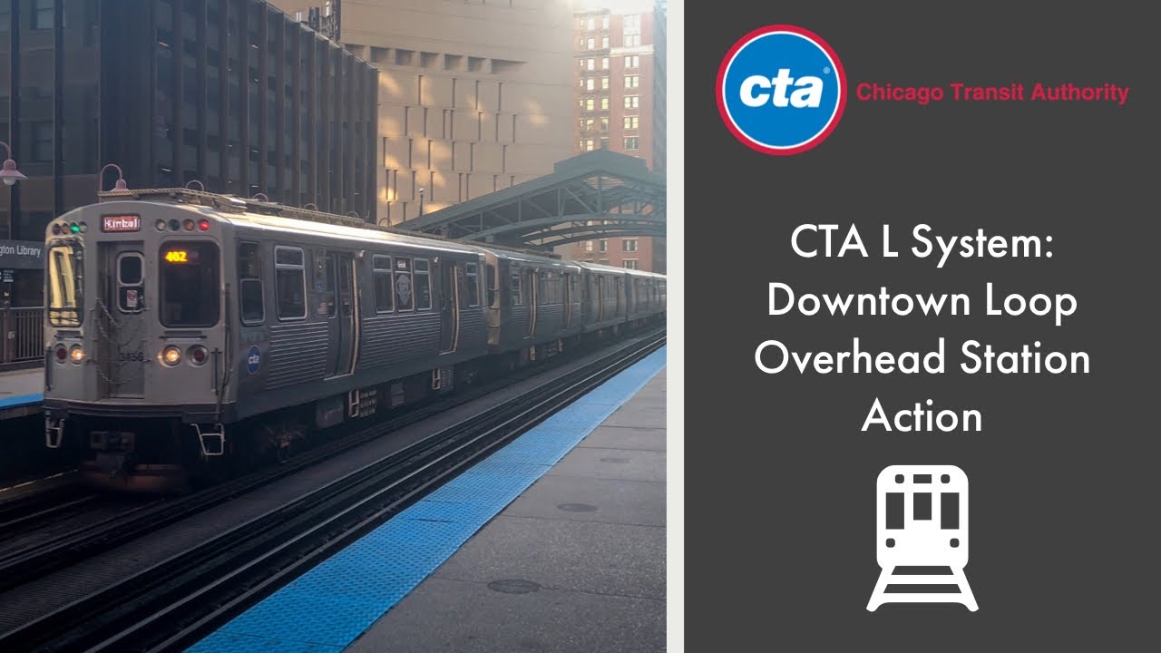 CTA L System: Downtown Loop Overhead Station Action