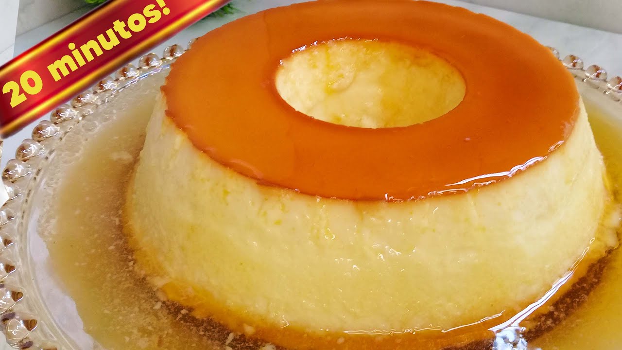 Faça em 20 MINUTOS - Sem FORNO e Sem GELATINA! Pudim Cremoso tamanho Família de Leite Condensado!