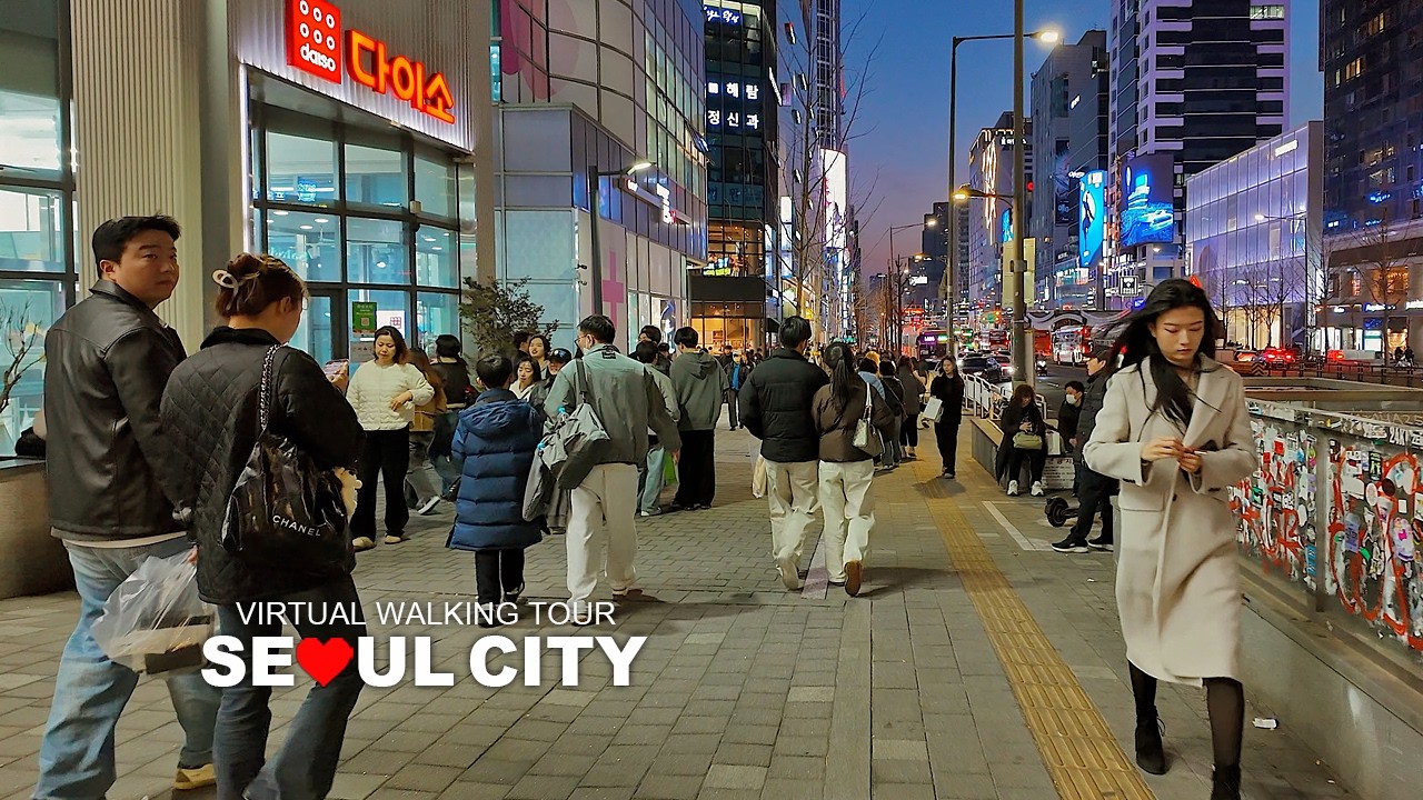 SEOUL CITY TRAVEL 77 - Seoul Evening Walk Yeonnam-dong, Hongdae, Yongsan, Itaewon & Seongsu-dong, 4K