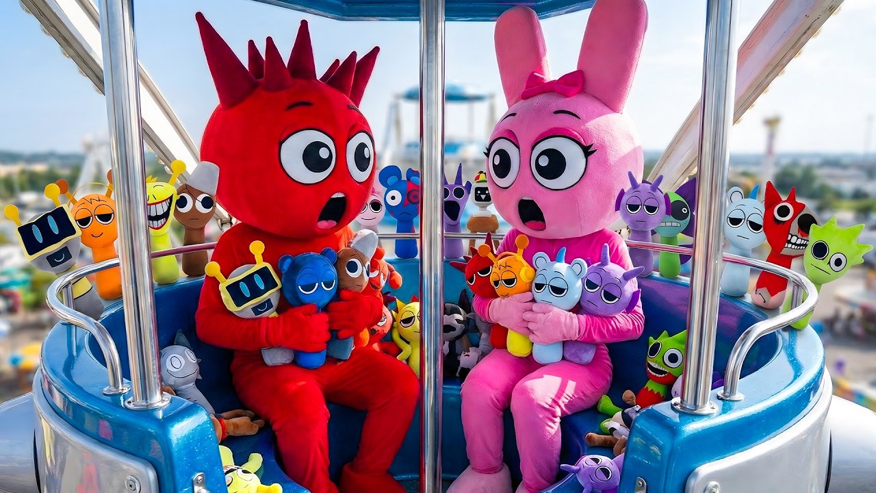 Pinki & Raddy Epic Bumper Car Fail! 😱 You Won't Believe This!