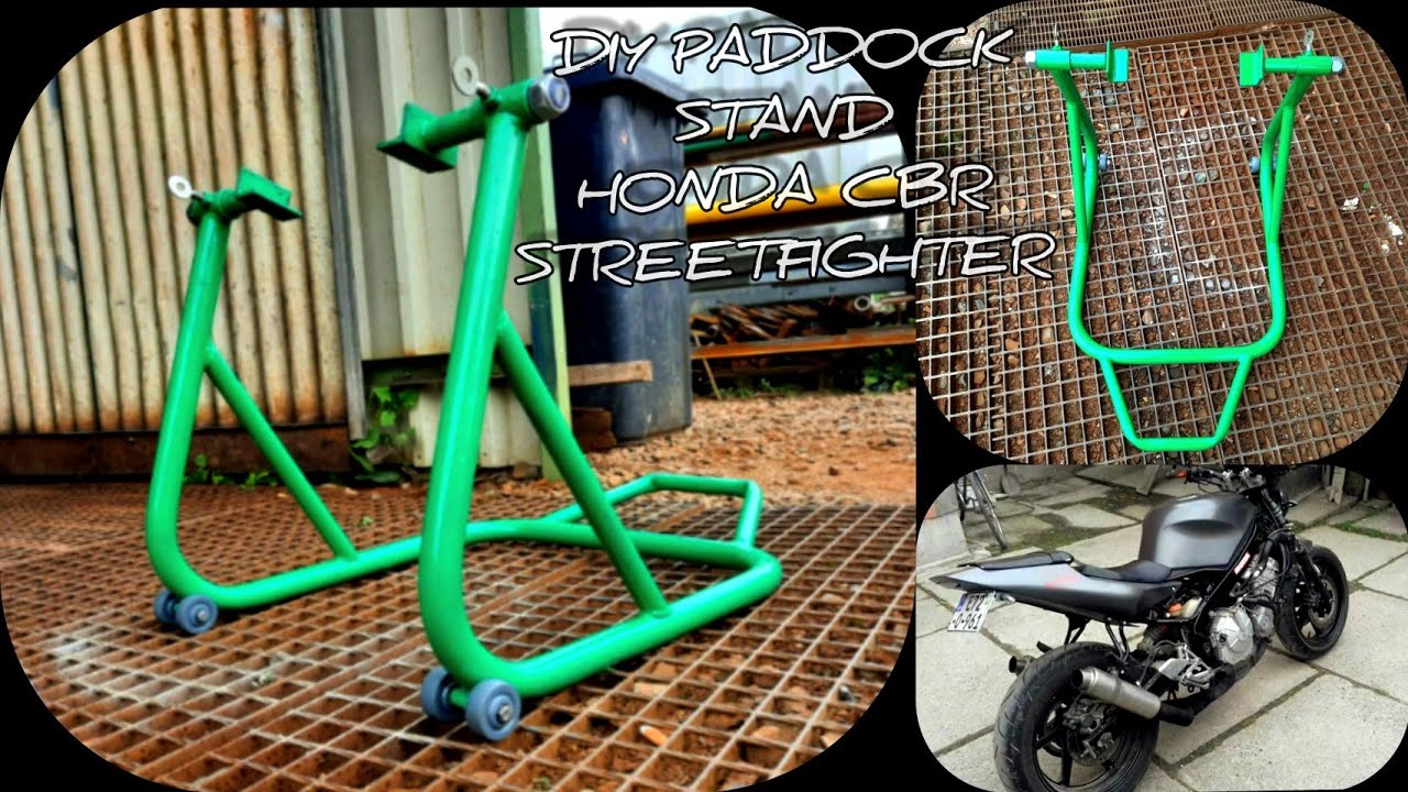 Homemade Paddock Stand | Motorcycle Stand