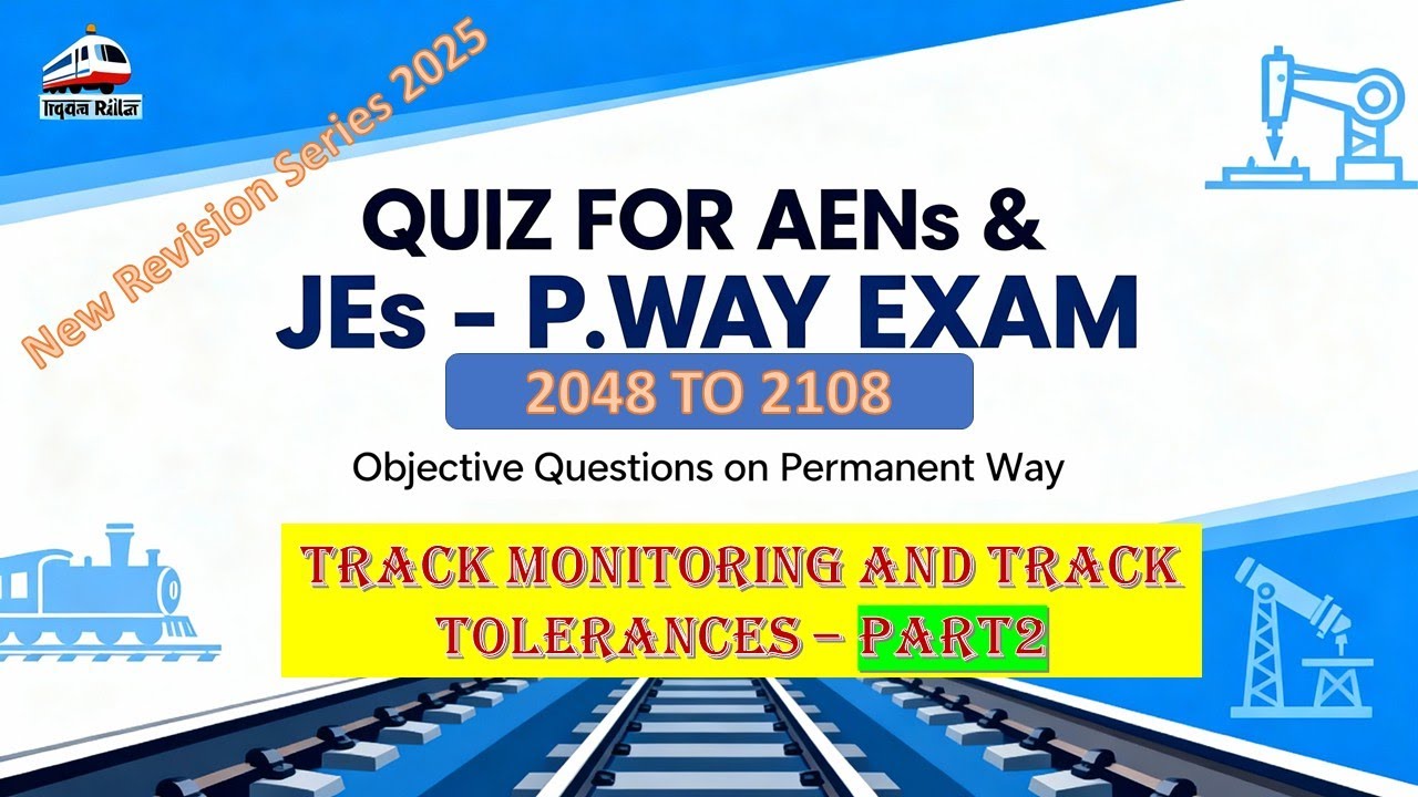 New revision Series 2025 I Part 36| 2048  -2108 | JE PWAY & ADEN EXAM