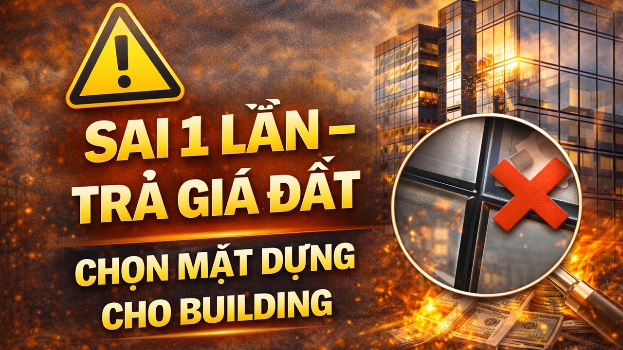 Kinh nghiệm xương máu khi chọn mặt dựng giấu đố cho building hiện đại