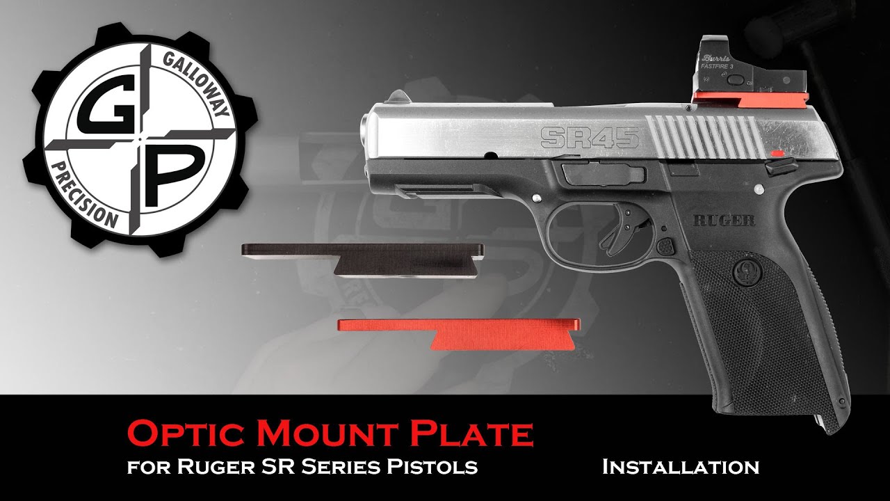 Установка оптической пластины для прицелов Ruger SR 9/40/45 Series от Galloway Precision