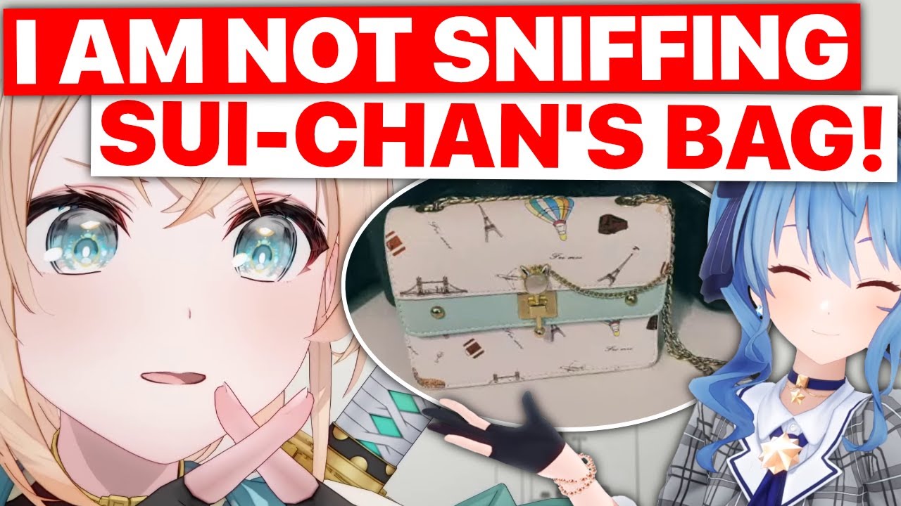 Iroha WILL NOT Sniff Suisei's Bag (Kazama Iroha / Hololive) [Eng Subs]