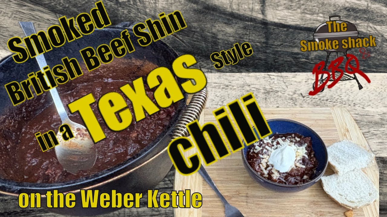 How to make Texas Style Chili, on a Weber Kettle 