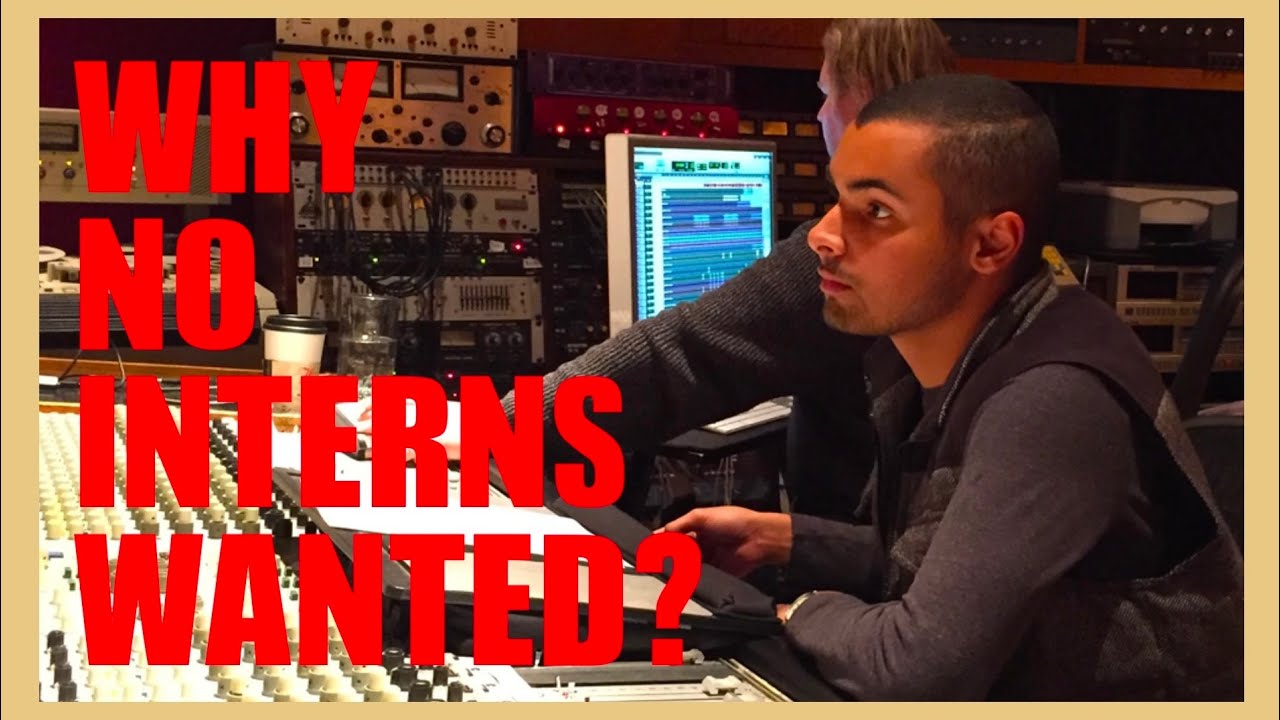 Why Most Recording Studios Avoid Internships