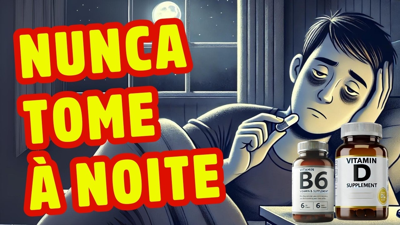 NÃO TOME Essas 7 VITAMINAS a noite ou Antes de Dormir! Dr Alain Dutra