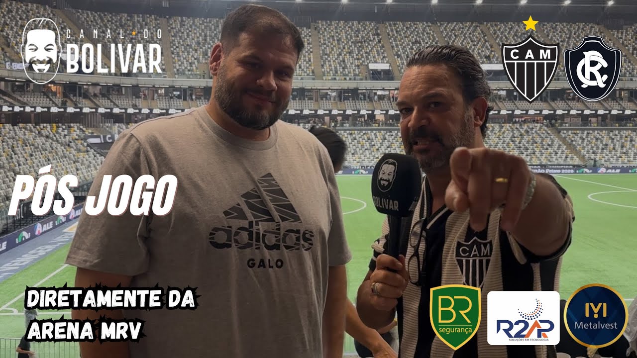 PÓS JOGO: ATLÉTICO 3x3 REMO (diretamente da Arena MRV)