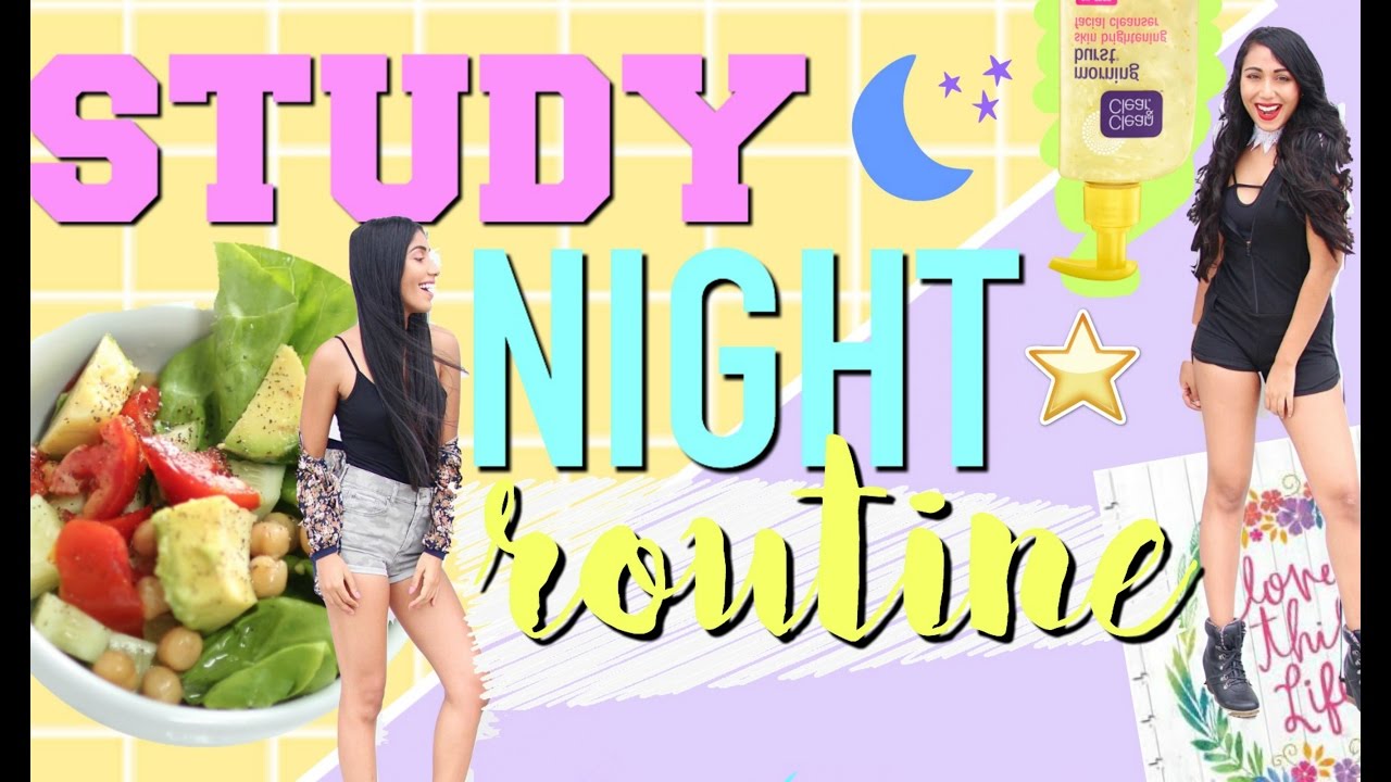 Exam/Study Night Routine | #study #studywithme #studymotivation