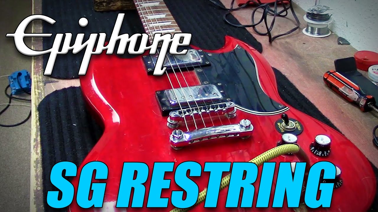 Epiphone SG Restring!