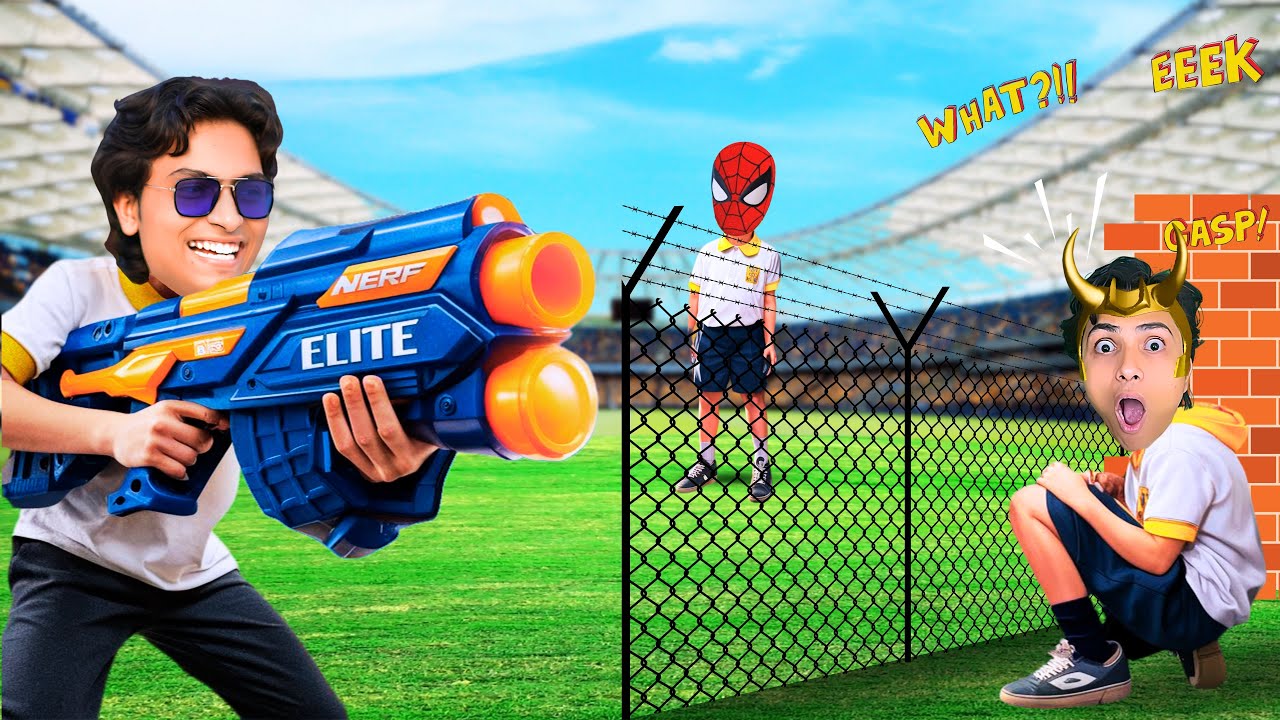 Avengers SECRET W@RS of Nerf guns 😱😱 @whatifwithabhishek