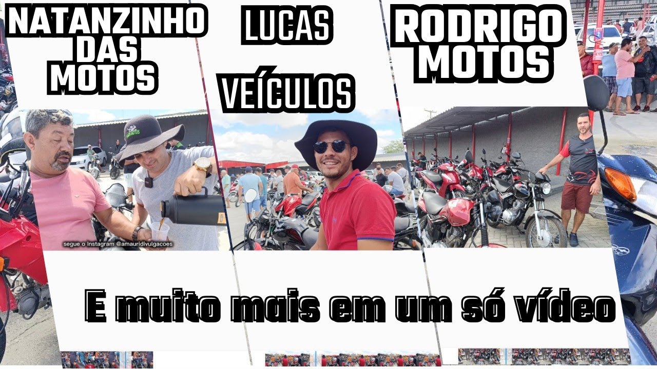 Feira de motos em Caruaru todas as motos da semana