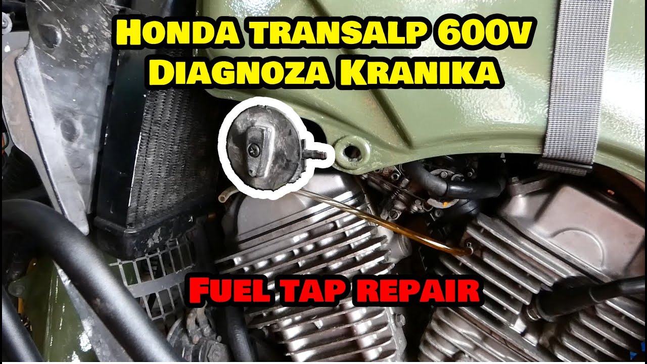 Диагностика топливного крана Honda Transalp 600V. Ремонт топливного крана.
