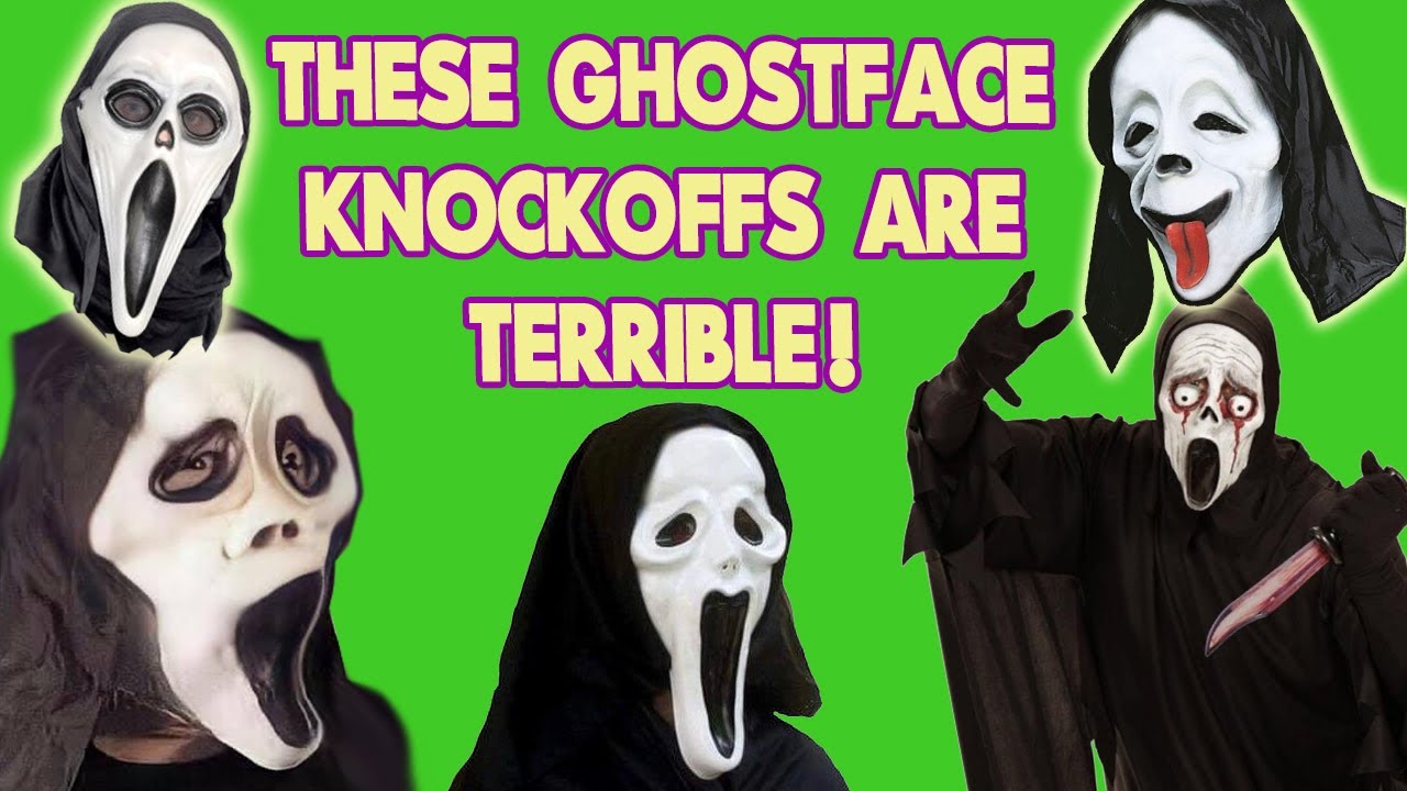 Уморительно плохие маски-подделки Ghostface!