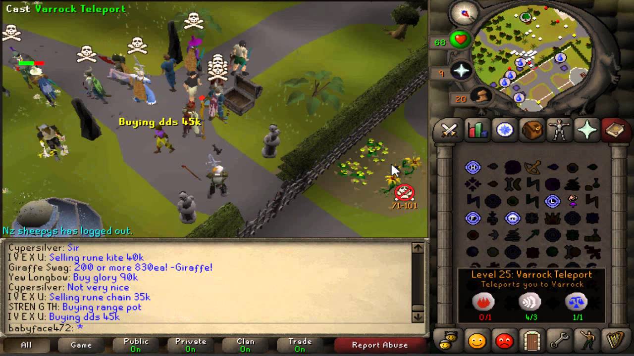 Runescape 2007 Pk Commentary #1