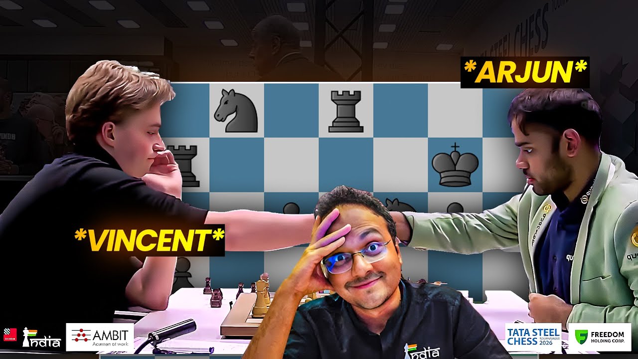 When World no.4 plays against World no.5 | Vincent Keymer vs Arjun Erigaisi | Tata Steel 2026