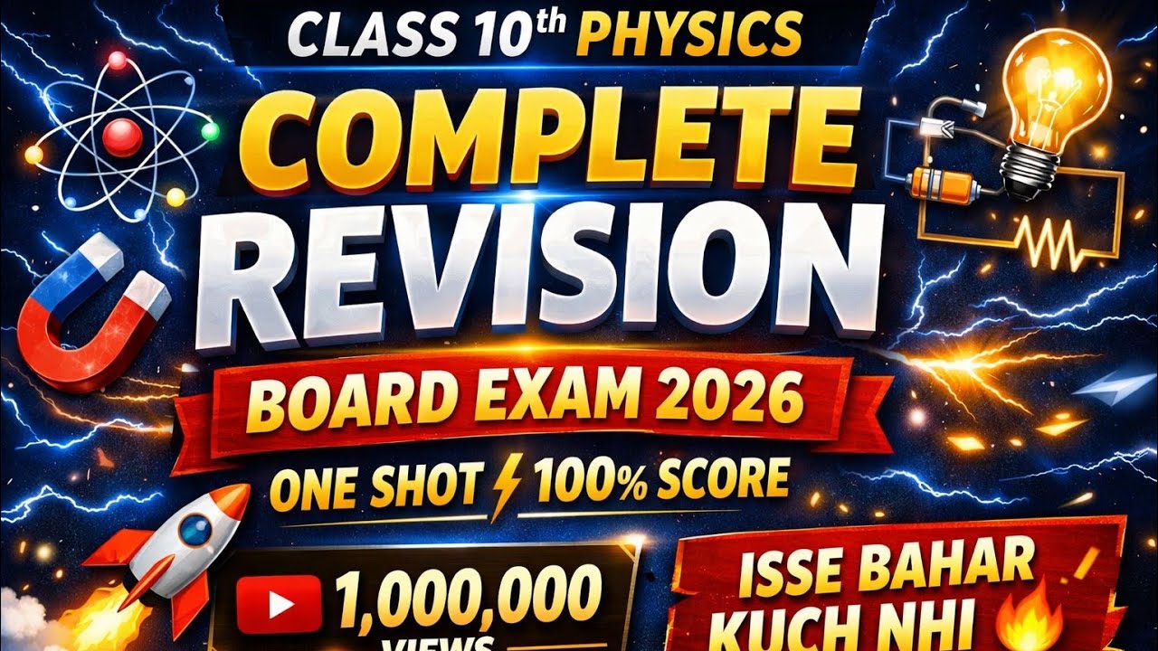 CLASS -10th PHYSICS COMPLETE REVISION ONE SHOT