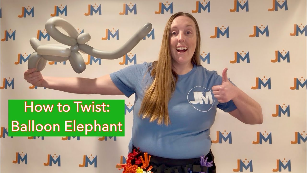 10. Balloon Elephant Tutorial - How to Twist a Balloon Elephant 