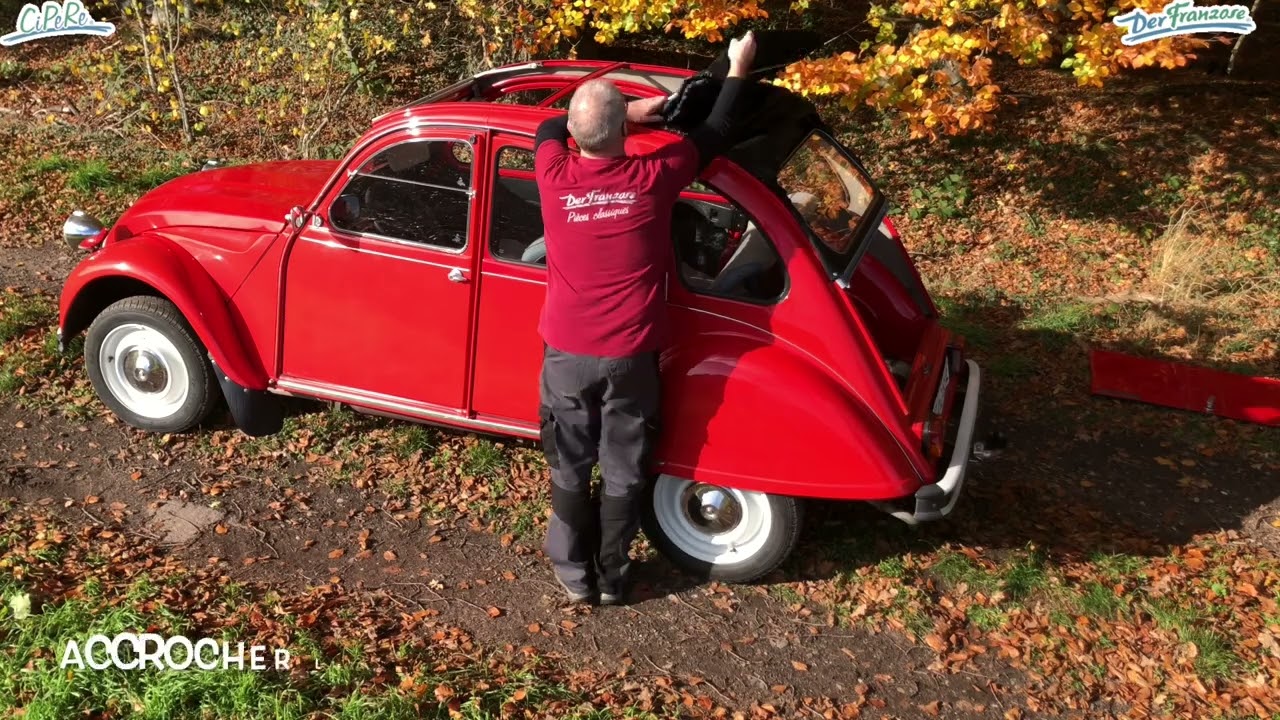 Montage d'une Capote 2CV
