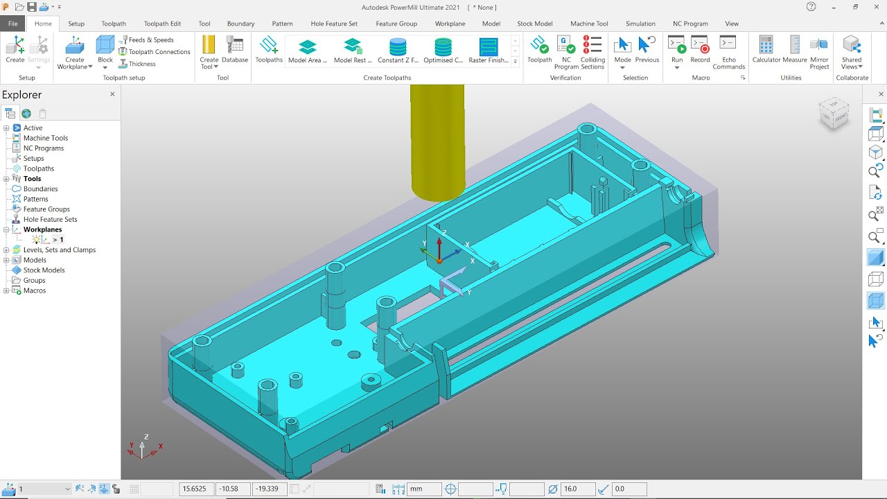 Powermill tutorial part 6 l آموزش نرم افزار پاورمیل بخش 6