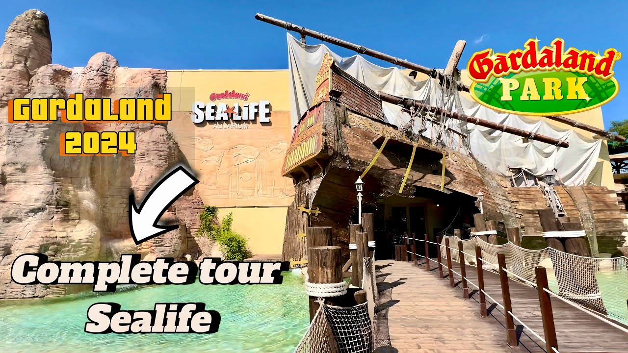 Explore gardaland Sealife 60fps in 4k