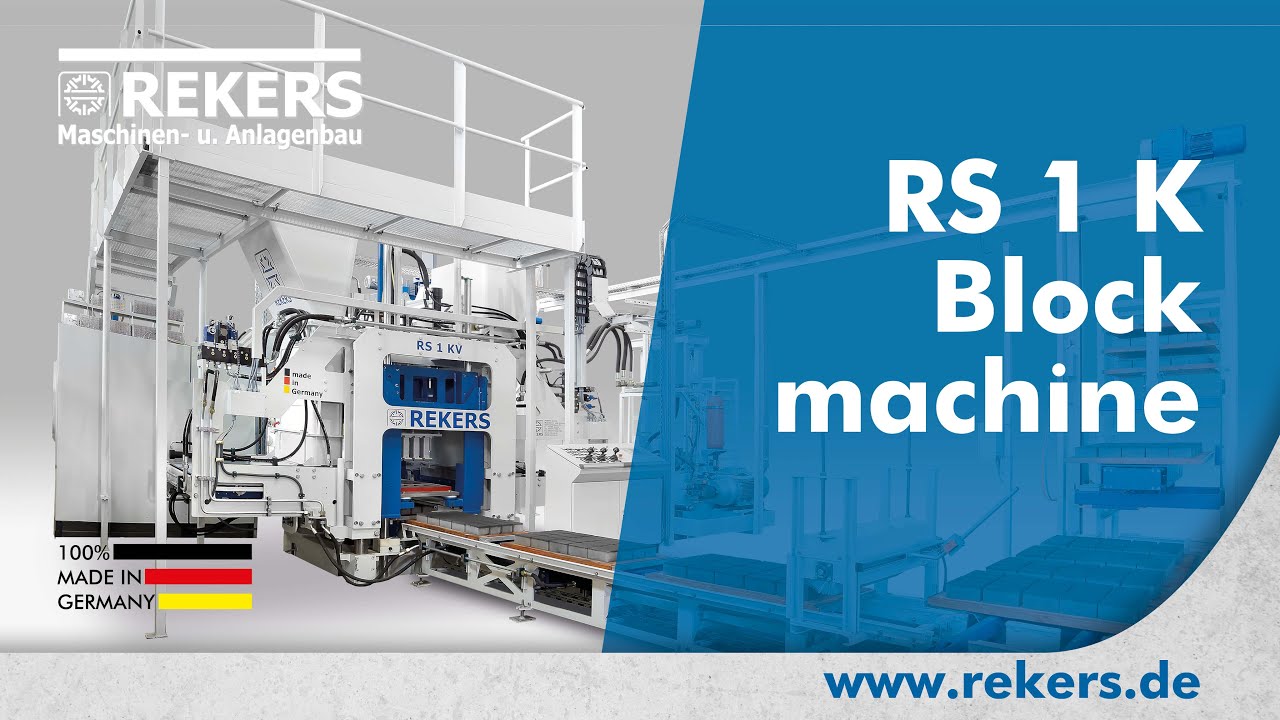 REKERS RS1K Block Machine (PD Edenhall)