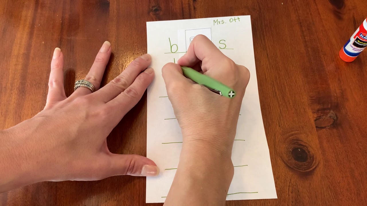 Writing: Beginning & Ending Sounds of Words Set 2