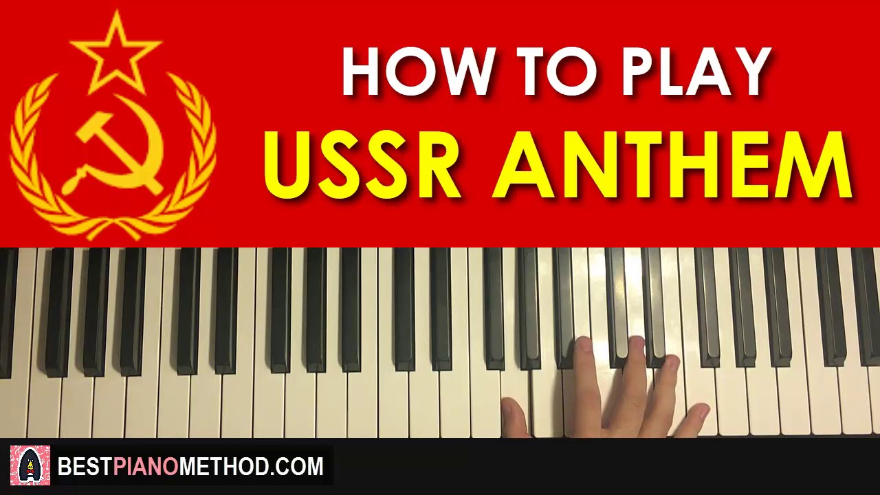 HOW TO PLAY - National Anthem of USSR (Piano Tutorial Lesson)