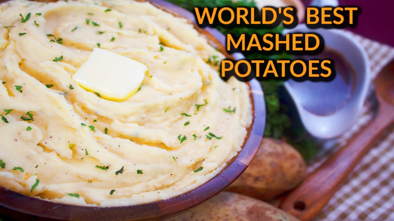 World's Best Creamy Mashed Potatoes Recipe:  Mashed Potatoes With Parmesan & Cream Cheese