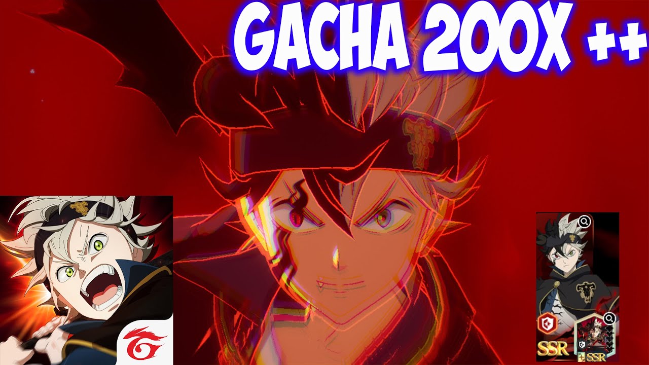 Banjir SSR 🔥🔥- Gacha Brutal Demi *5 Black Asta OP Parah - Black Clover M