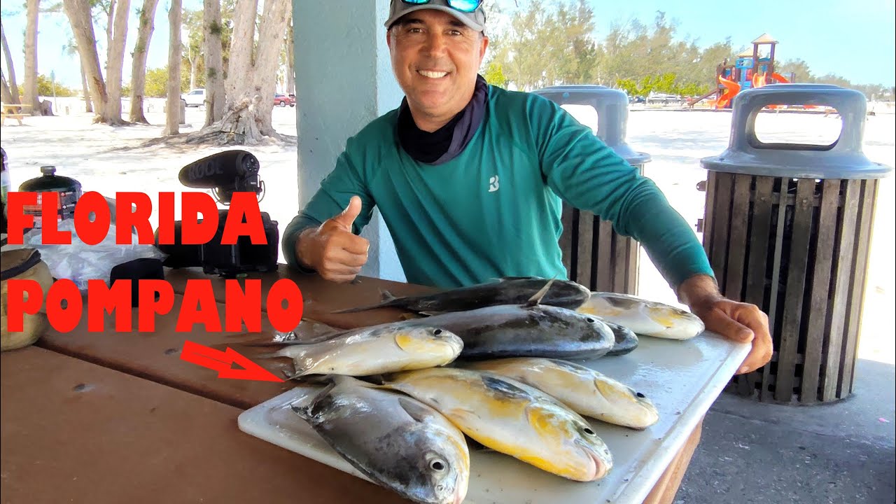 Florida's MOST Expensive Inshore Fish! Catch Clean Cook (Pompano Fishing)