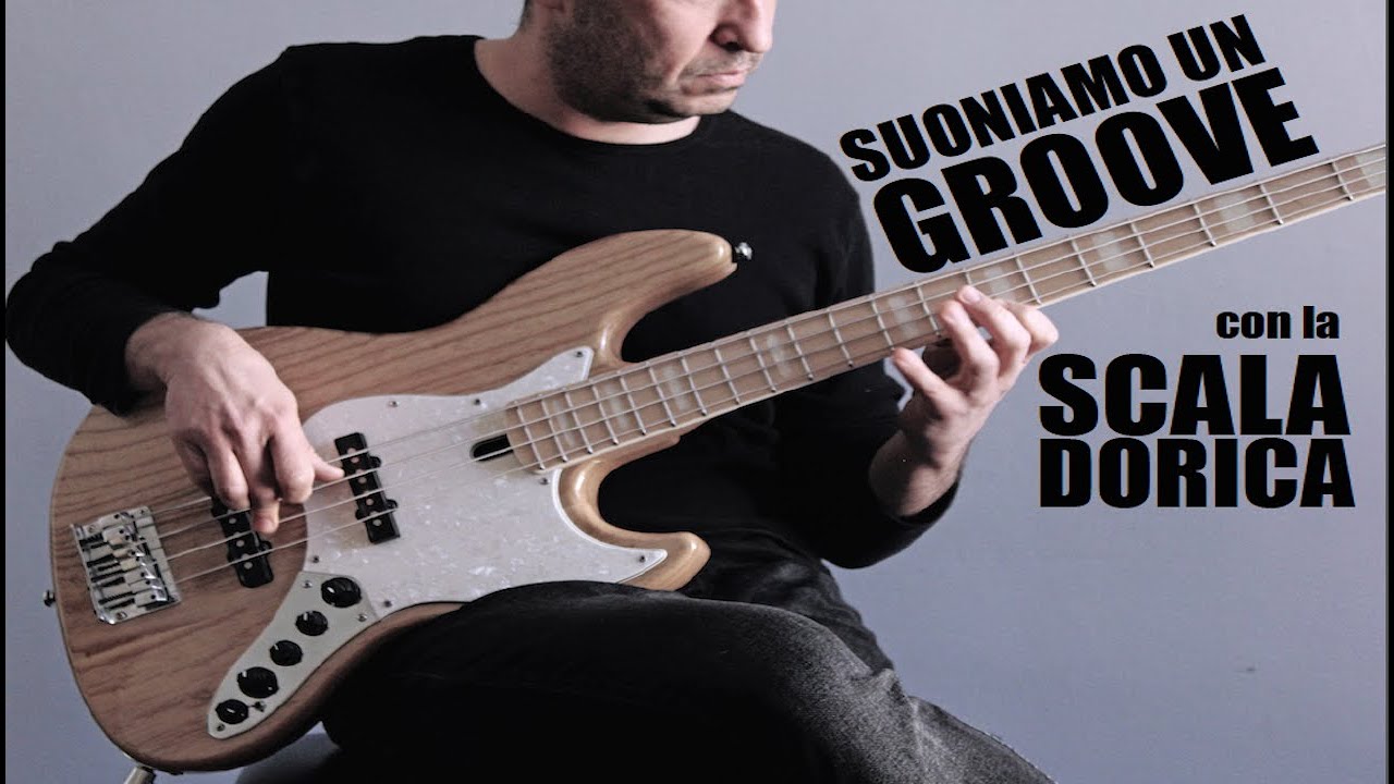 Suoniamo un GROOVE con la SCALA DORICA (lezioni di basso elettrico by Ale De Rosa)