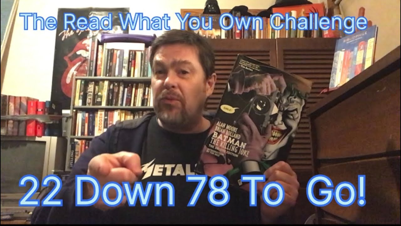 Batman The Killing Joke by Alan Moore and Brian Bolland book 22 of the read what you own challenge 