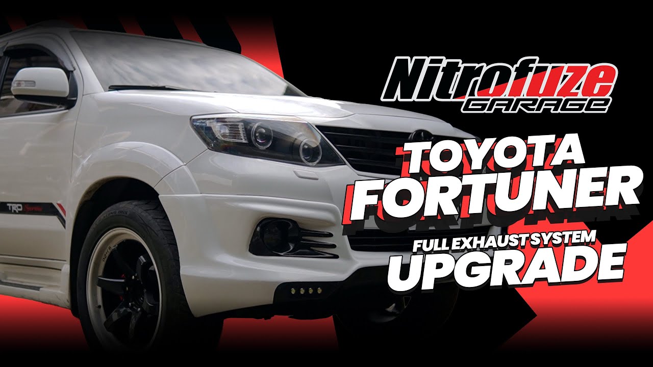 Tuned Toyota Fortuner | Full Exhaust | Spitfire Thunder muffler | Magnaflow exhaust tip