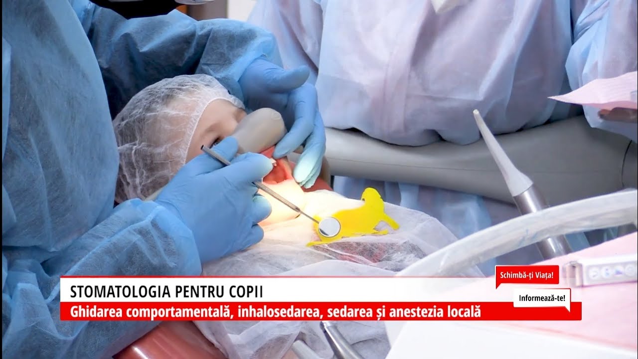 Inhalosedare si anestezie generala copii pentru tratamentele stomatologice