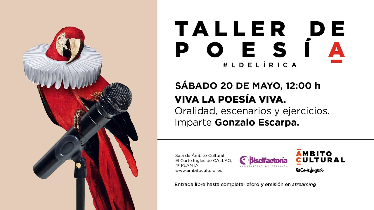 Taller de poesía #LdeLírica l Oralidad, escenarios y ejercicios