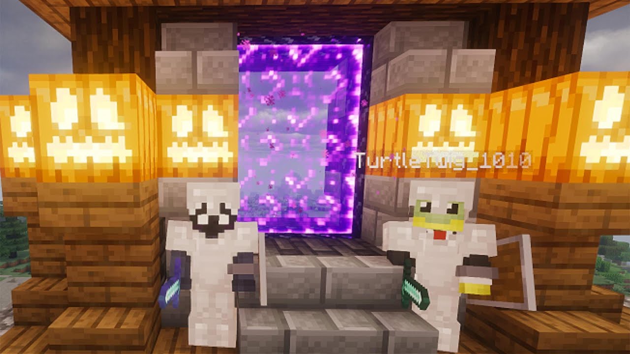 decoration EXTRAS with NETHER PORTAL
