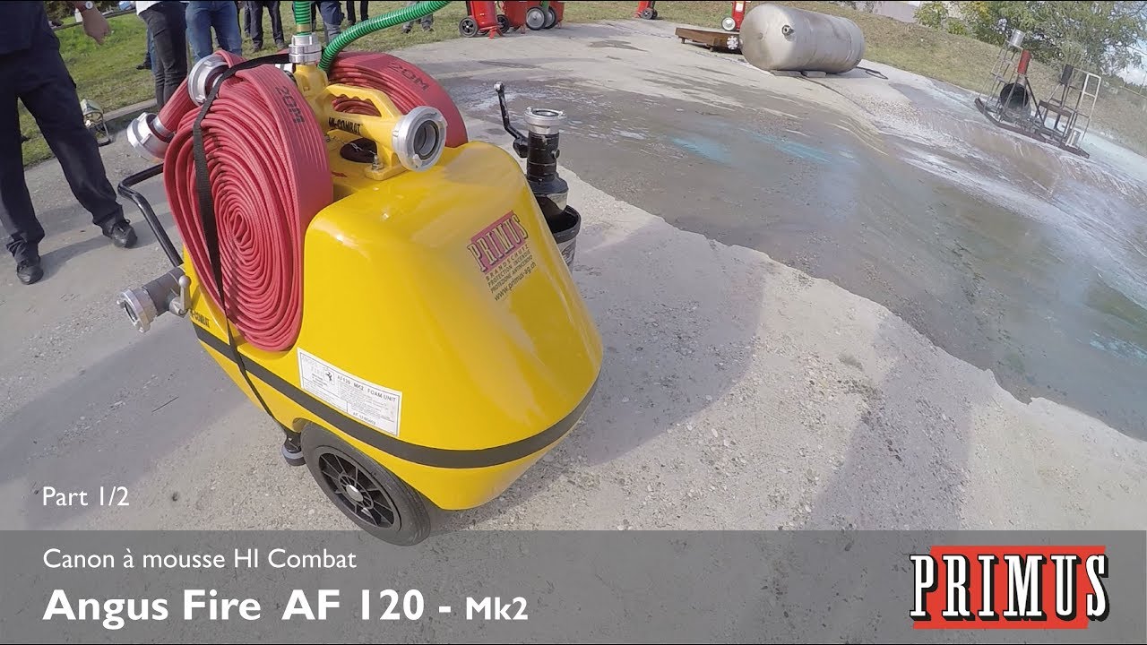 Syst&egrave;me d'extinction de feux sur roues Angus Fire AF 120 / Partie 1/2 - PRIMUS Protection Incendie