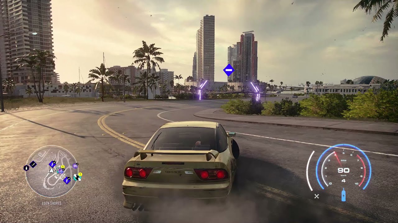 If AdamLZ played NFS HEAT / Cream S13 realistic drift mod testing