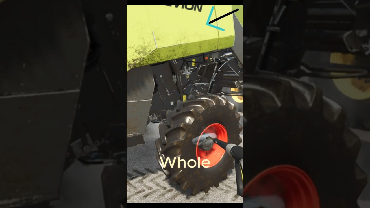 🐞 FS25's Funniest Bug &ndash; Just Wash the Tires! #farmingsimulator25