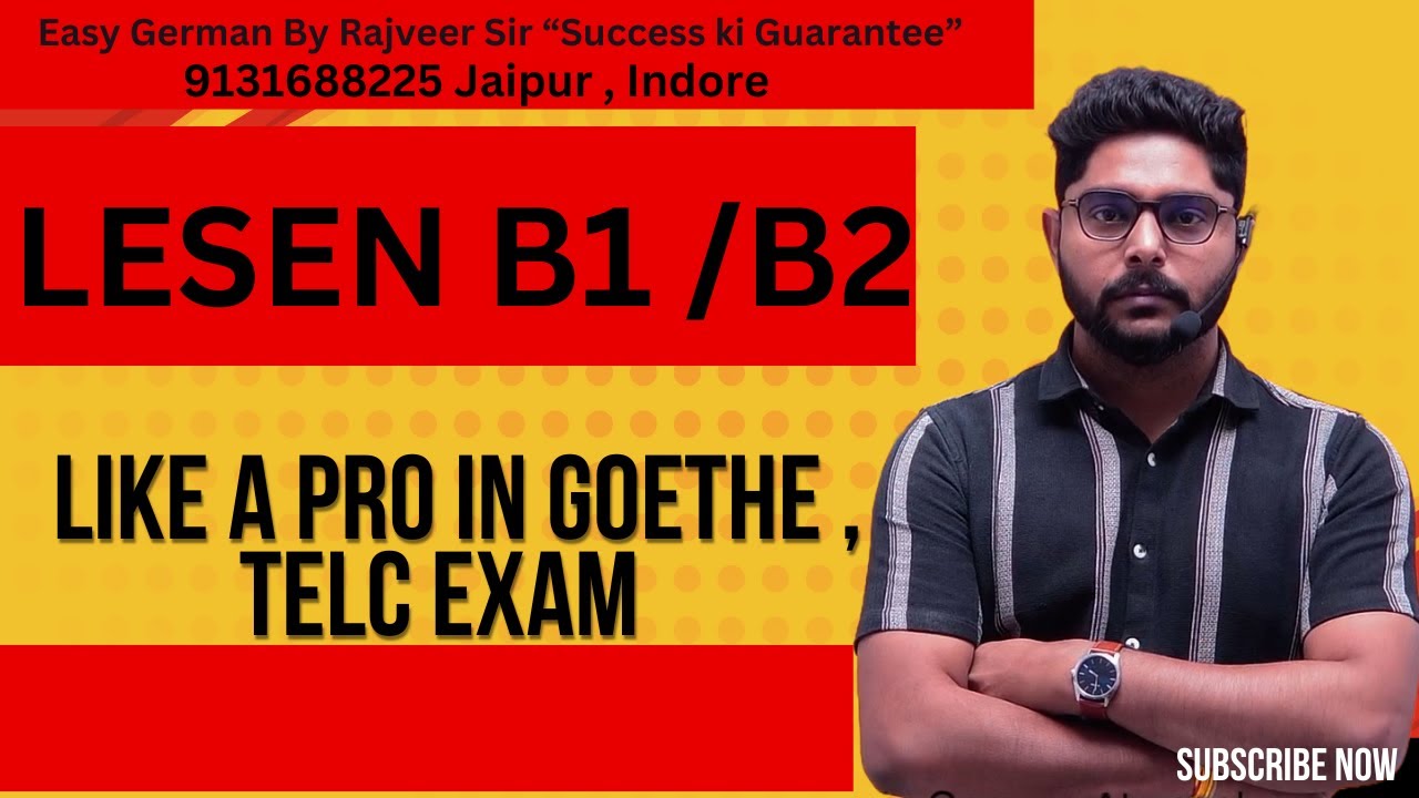 lesen exam preparation Telc / Goethe / How to prepare