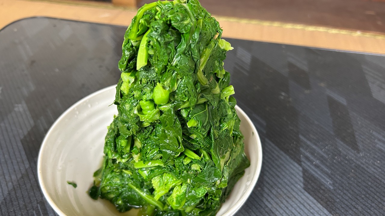 春の野草アブラナ大量収獲！お浸しにしたら絶品過ぎた