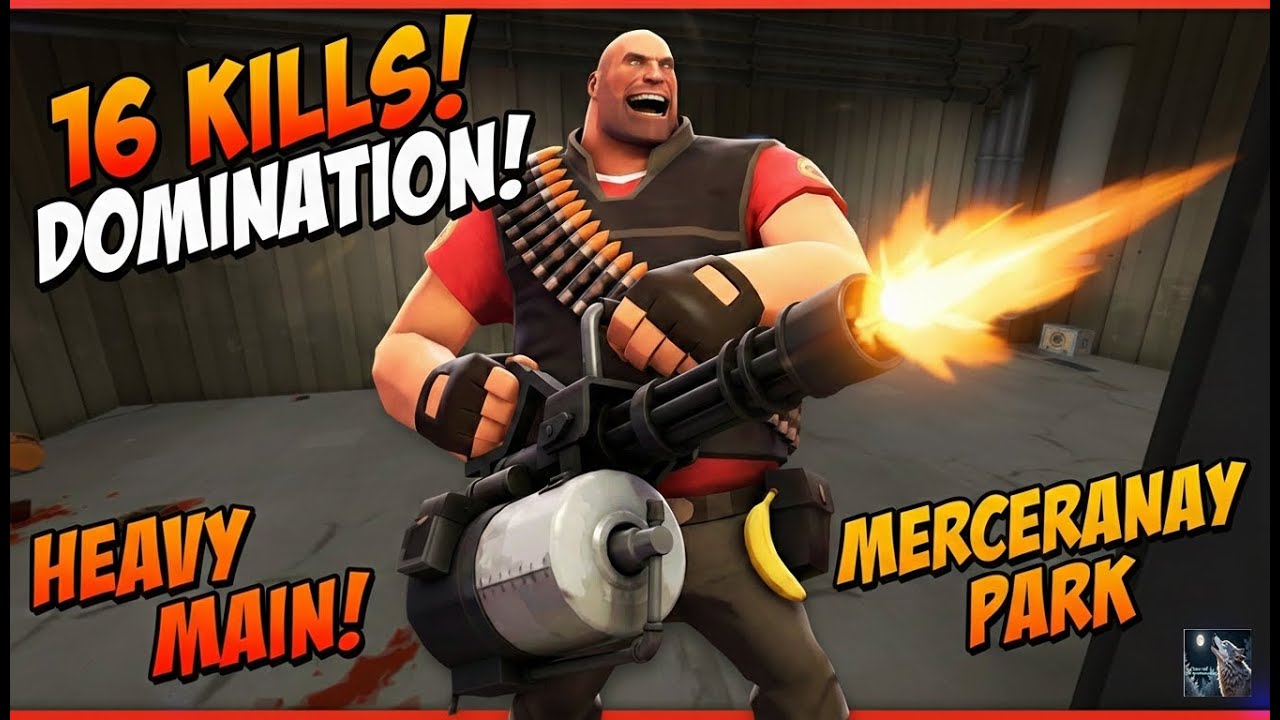 TF2 Heavy DOMINATION on Mercenary Park | 16 Kills, 3 Deaths 💥