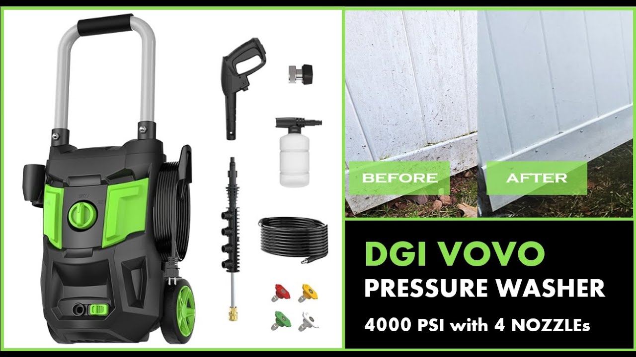 SMALL SIZE BIG IMPACT Pressure Washer by DGIVOVO #pressurewashing #pressurewasher 
